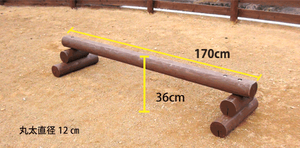 木製　平均台