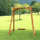 ランキング４位　木製ブランコ